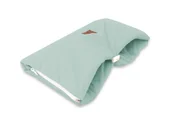 Akcesoria do fotelików - MimiNu, Mufka do wózka, Velvet pikowany, Zimna Mięta, 20x40 cm - miniaturka - grafika 1