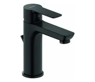 Baterie umywalkowe - Duravit DC1023001046 - bateria umywalkowa z zestawem odpływowym D-CODE czarny mat - miniaturka - grafika 1