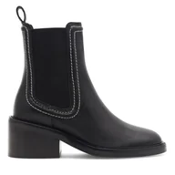 Botki damskie - Botki Gino Rossi ALBA-110382 Czarny - miniaturka - grafika 1