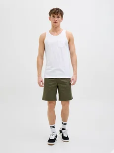 Jack & Jones Top "Jake" w kolorze białym - Koszulki męskie - miniaturka - grafika 1