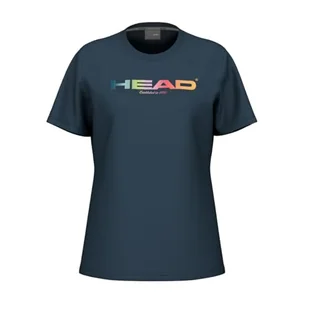 HEAD Rainbow T-shirt damski, granatowy - Koszulki i topy damskie - miniaturka - grafika 1
