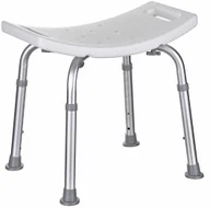 Akcesoria dla osób starszych i niepełnosprawnych - Taboret prysznicowy prostokątny z regulacją wysokości - miniaturka - grafika 1