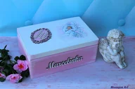 Pamiątka Chrztu Świętego - Kufer pamiątkowy, chrzest, personalizowana pamiątka - miniaturka - grafika 1
