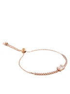 Bransoletki - Swarovski Bransoletka Tennis Matrix 5730706 Biały - miniaturka - grafika 1