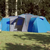 Namioty - vidaXL Namiot turystyczny 12-os., niebieski 840x720x200 cm, tafta 185T - miniaturka - grafika 1