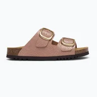 Klapki i japonki damskie - Klapki damskie Scholl Noelle Syntetic Reptile dusty pink - miniaturka - grafika 1