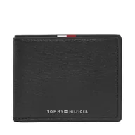 Portfele - Duży Portfel Męski Tommy Hilfiger Th Corp Mini Cc Wallet AM0AM13739 Czarny - miniaturka - grafika 1