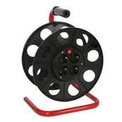 Przedłużacze i rozgałęźniki - Bęben na przedłużacz 4 gniazda z uziemieniem - miniaturka - grafika 1