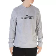 Bluzy męskie - Bluza 4F SS23TSWSM34927M - szara - miniaturka - grafika 1