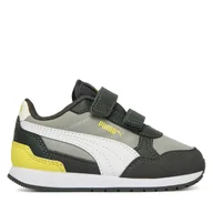 Buty dla chłopców - Sneakersy Puma ST Runner v4 NL V Inf 399741 15 Szary - miniaturka - grafika 1