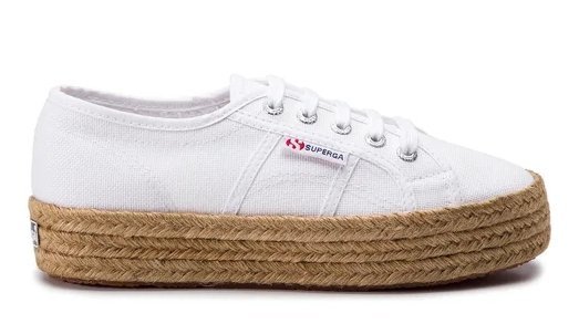 SUPERGA TRAMPKI DAMSKIE BIAŁE SZNUROWANE 37 1ŻUS