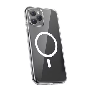 Etui ochronne Baseus Magnetic Crystal Clear do iPhone 11 Pro Max (transparentne) + szkło hartowane + zestaw czyszczący - Etui i futerały do telefonów - miniaturka - grafika 1