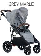 Wózki dziecięce - Valco BABY SNAP 4 TREND SPORT V2 Grey Marle - miniaturka - grafika 1