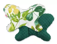 Kołdry i poduszki dla dzieci - Poduszka Antywstrząsowa Bobono Motylek - Eukaliptus/Zielone - miniaturka - grafika 1