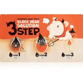 Maseczki do twarzy - Elizavecca Milky Piggy Black Head 3 Step Solution - miniaturka - grafika 1