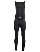 Spodnie rowerowe - VAUDE Męskie spodnie męskie Kuro Warm Bib Tights, czarny, L - miniaturka - grafika 1