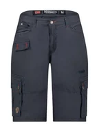 Spodnie męskie - Geographical Norway Bermudy "Palmdale" w kolorze granatowym - miniaturka - grafika 1