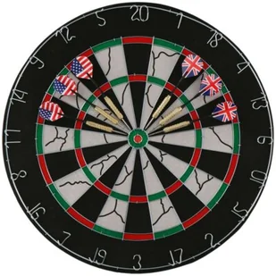 Markenlos Tarcza do rzutek  45 cm po obu stronach bespielbar Bar/Pub/W zestawie: 6 lotki dart tarczy do rzutków knajpie 17881 - Dart - miniaturka - grafika 1