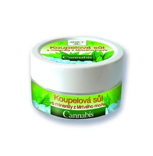 Bione Cosmetics Bio Cannabis sól do kąpieli z minerałami z Morza Martwego 200g - Kosmetyki do kąpieli - miniaturka - grafika 1