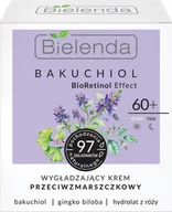 Kremy do twarzy - Bielenda Bakuchiol BioRetinol Effect 60+ Wygładzający Krem przeciwzmarszczkowy na dzień i noc 50ml 129169 - miniaturka - grafika 1