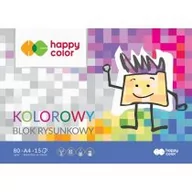 Szkolne artykuły papiernicze - Happy Color Blok rysunkowy kolorowy A4 - miniaturka - grafika 1