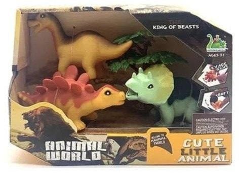 Zestaw dinozaurów 3 figurki