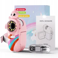 Mikroskopy i lupy - MIKROSKOP DLA DZIECI EDUKACYJNY NAUKOWY CYFROWY LED PREZENT DLA DZIECKA - miniaturka - grafika 1