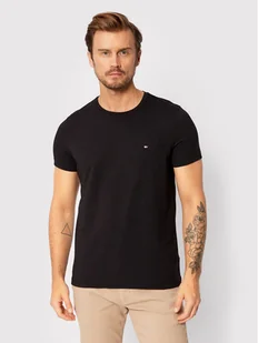 Tommy Hilfiger T-Shirt Core Stretch MW0MW27539 Czarny Slim Fit - Koszulki męskie - miniaturka - grafika 1