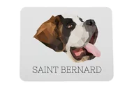 Podkładki pod mysz - Bernardyn podkładka geometryczny Art-Dog - miniaturka - grafika 1