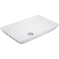 Umywalki - Mexen Megan szklana umywalka nablatowa 56 x 36 cm, biała - 24135630 - miniaturka - grafika 1