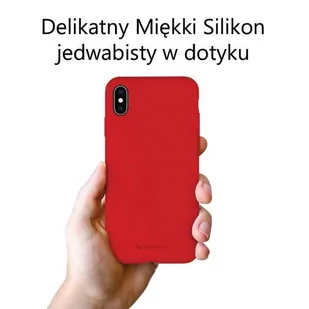 Mercury Silicone iPhone 15 / 14 / 13 6.1" czerwony/red - Etui i futerały do telefonów - miniaturka - grafika 2