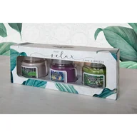 Świece - Zestaw świec zapachowych sojowych 3 sztuki Candle Brothers 85 g - Relax - miniaturka - grafika 1