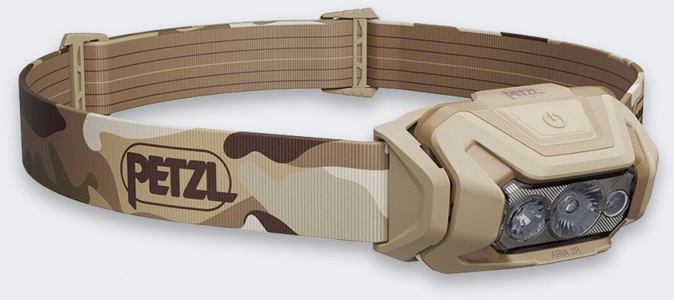 Petzl Latarka Czołowa Aria 2R RGB CAMO
