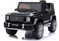 Pojazdy elektryczne dla dzieci - Mamido Auto Na Akumulator Mercedes G63 Amg 4X4 Eva Koła 12V7Ah Czarny - miniaturka - grafika 1