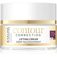 Kremy do twarzy - Eveline Cosmetics, Contour Correction głęboko odżywiający krem liftingujący 70+ 50ml - miniaturka - grafika 1
