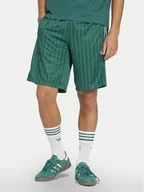 Spodenki męskie - adidas Szorty sportowe adicolor JP1031 Zielony Regular Fit - miniaturka - grafika 1
