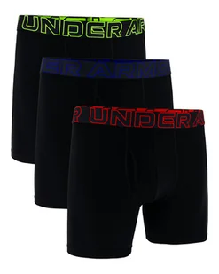 Bokserki męskie Under Armour Perf Cotton 6in 3Pack Black XXL - Majtki męskie - miniaturka - grafika 1