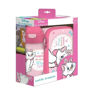 Diakakis Lunch Box bidon + pudełko Kot Marie - Bidony dla dzieci - miniaturka - grafika 1