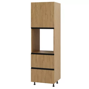 Bari Plus Słupek Pod Zabudowę Piekarnika Lewy Dps2-60-197_Modern Dąb Kamienny - Meble kuchenne - miniaturka - grafika 1