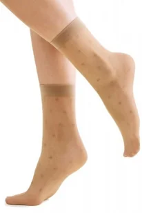 Gabriella 1196 Cora beige uni skarpetki damskie - Skarpetki damskie - miniaturka - grafika 1