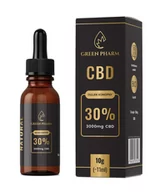 Suplementy naturalne - Olejek konopny CBD 30% Premium 10ml (ekstrakcja alkoholowa) - miniaturka - grafika 1