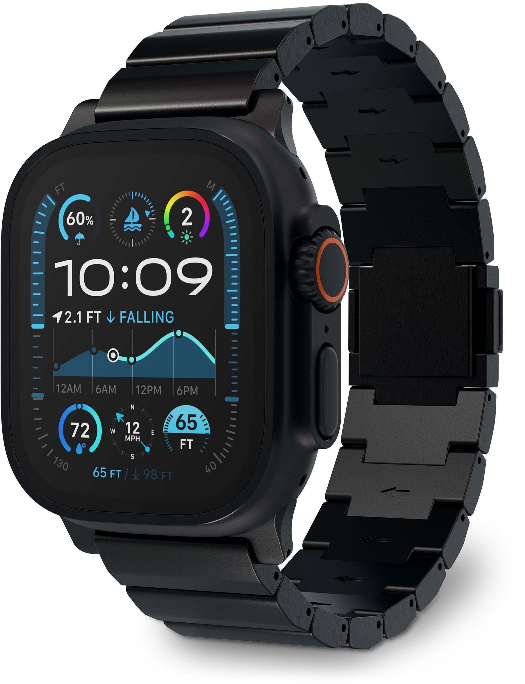 Decoded Titanium Strap for Apple Watch Ultra 1&2 Titanium Black