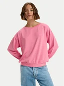 Bluzy damskie - Roxy Bluza Surfing By Moonlight ERJFT05008 Różowy Regular Fit - miniaturka - grafika 1