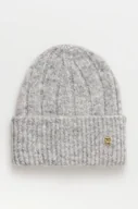 Czapki damskie - Tommy Hilfiger czapka kolor szary  AW0AW16630 - miniaturka - grafika 1