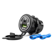 Ładowarki samochodowe - Wodoodporna ładowarka z gniazdami usb+usb-c 12/24v mod-08 - miniaturka - grafika 1
