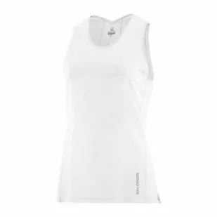 Koszulka Salomon Sense Aero Tank W White - Koszulki sportowe damskie - miniaturka - grafika 1
