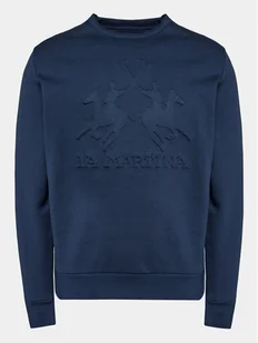 La Martina Polar Quadrilatere WMF003 FP557 Granatowy Regular Fit - Bluzy męskie - miniaturka - grafika 1