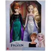 Lalki dla dziewczynek - Mattel, Kraina Lodu, Zestaw lalek Anna i Elsa - miniaturka - grafika 1