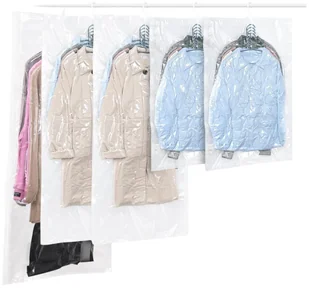 Zestaw 5 szt pokrowce na ubrania organizer próżniowy wodoodporny do szafy - Pokrowce na ubrania - miniaturka - grafika 1