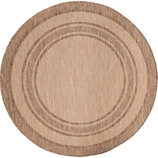Panama  Dywan zewnętrzny 1 Natural okrągły beżowy śr.120 cm - Dywany zewnętrzne - miniaturka - grafika 1